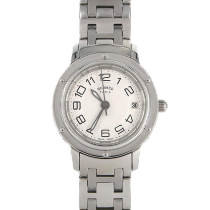 Hermes Clipper Classic Cp1.210 Ss Quartz Watch