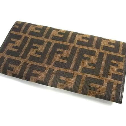 Fendi Zucca Bifold Wallet 07 15828 001 Brown/Black Canvas