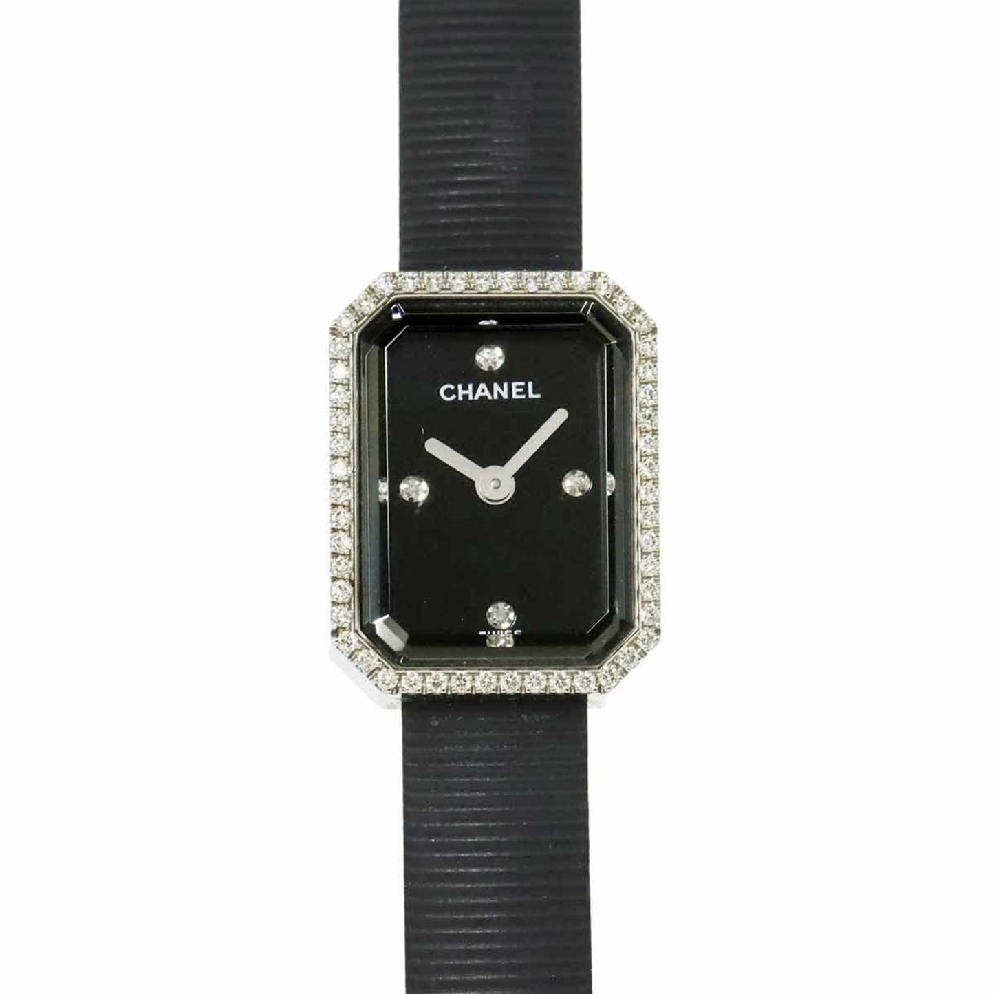 Chanel Premiere H2434 Diamond Bezel Women'S Watch With 4 Diamonds