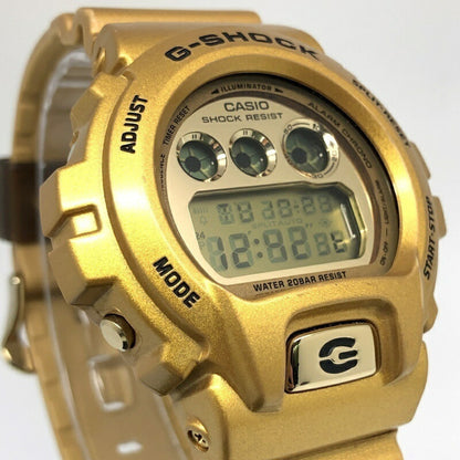 G-Shock Casio Dw-6900Gd-9 Crazy Gold Watch With Mirror Dial And Dark Dial