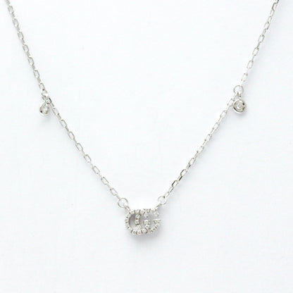Gucci Gg Running Diamond Necklace White Gold (18K) Diamond Men