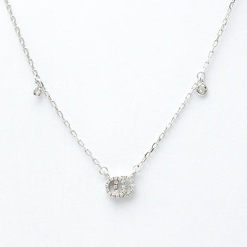 Gucci Gg Running Diamond Necklace White Gold (18K) Diamond Men