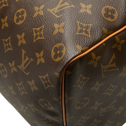 Louis Vuitton Monogram Keepall 50 Boston Bag/Travel Bag M41426 Brown Leather