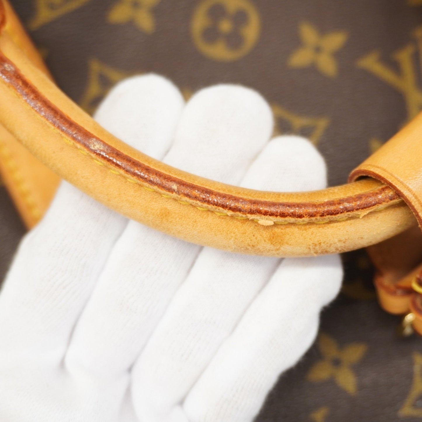 Louis Vuitton Monogram Keepall Bandouliere 50 Boston Bag M41416 Brown