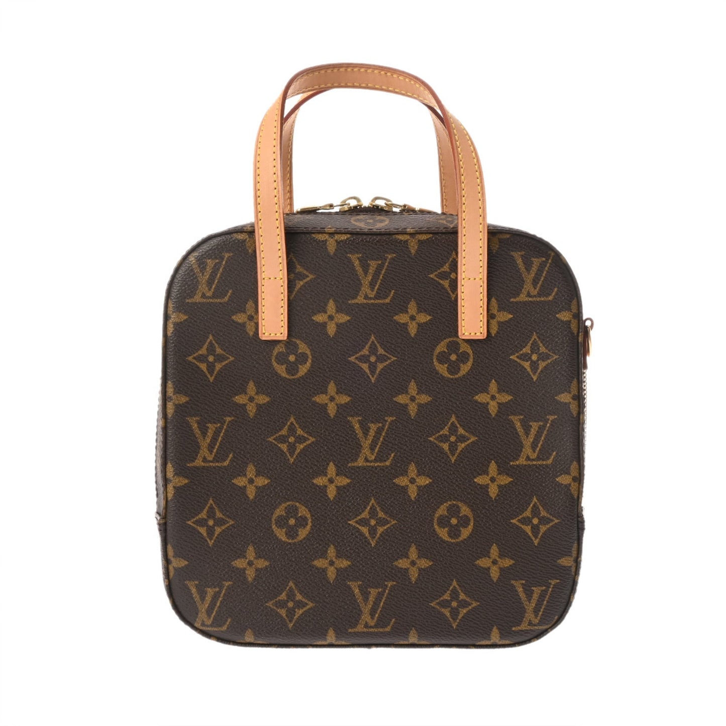 Louis Vuitton Monogram Spontini 2-Way Brown M47500 Women'S Canvas Handbag