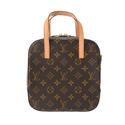 Louis Vuitton Monogram Spontini 2-Way Brown M47500 Women'S Canvas Handbag