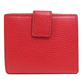 Gucci 449405 Interlocking G Outlet Bi-Fold Wallet Leather