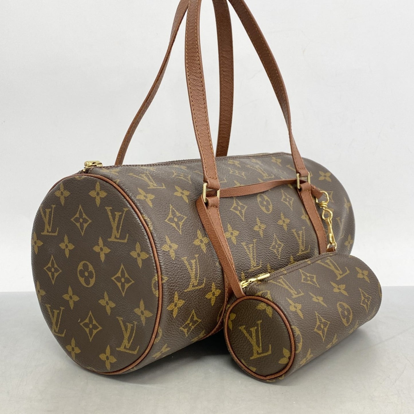 Louis Vuitton Monogram Papillon 30 Handbag M51385 Brown