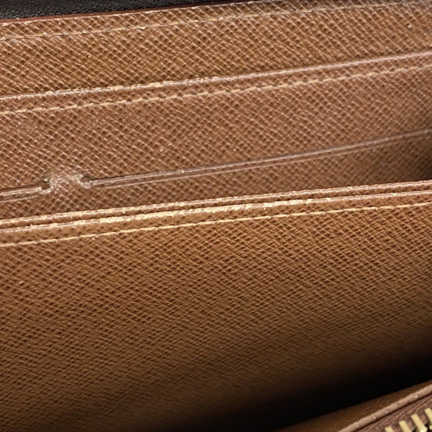Louis Vuitton Monogram Zippy Wallet M60017 Brown
