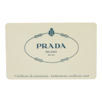 Prada Triangle Logo Plate Long Wallet Bag 1N1351 Black Nylon