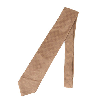 Louis Vuitton Damier Silk Cravate Bronze Tie For Men