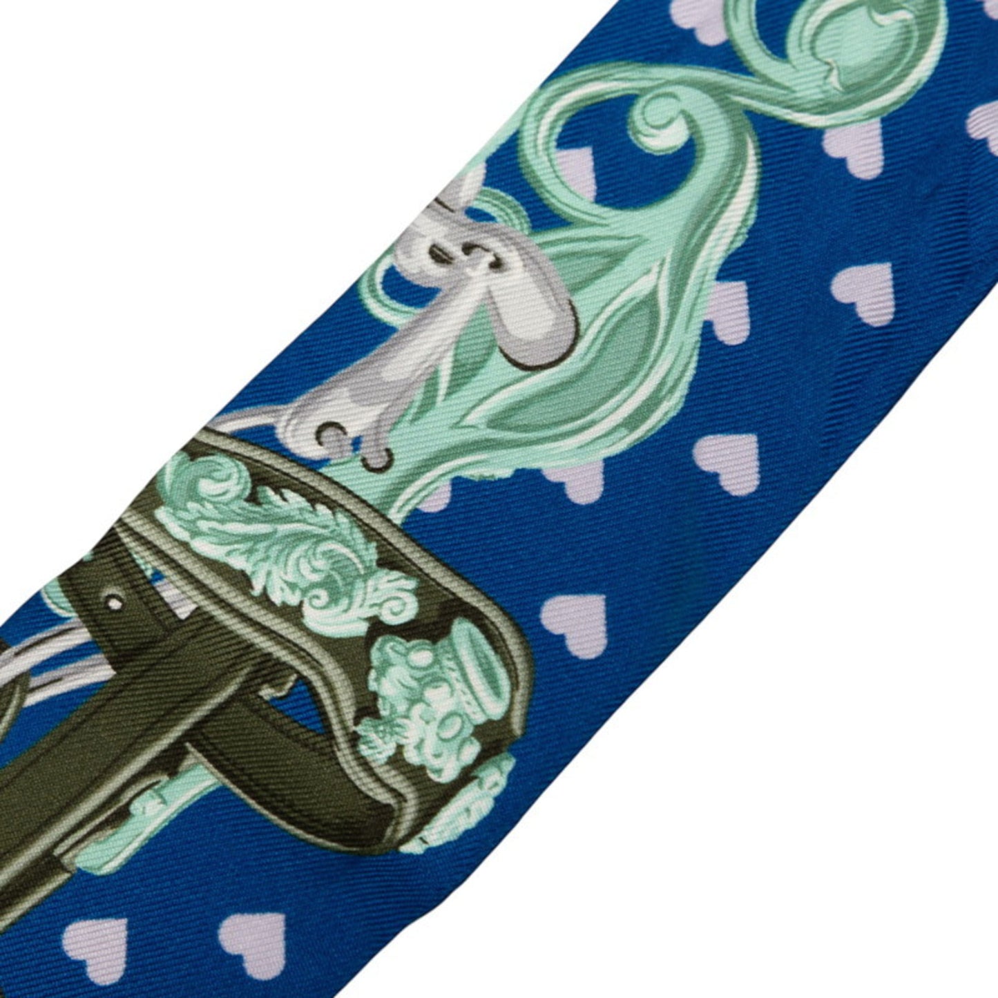 Hermes Herms Twilly Brides De Gala Love Scarf