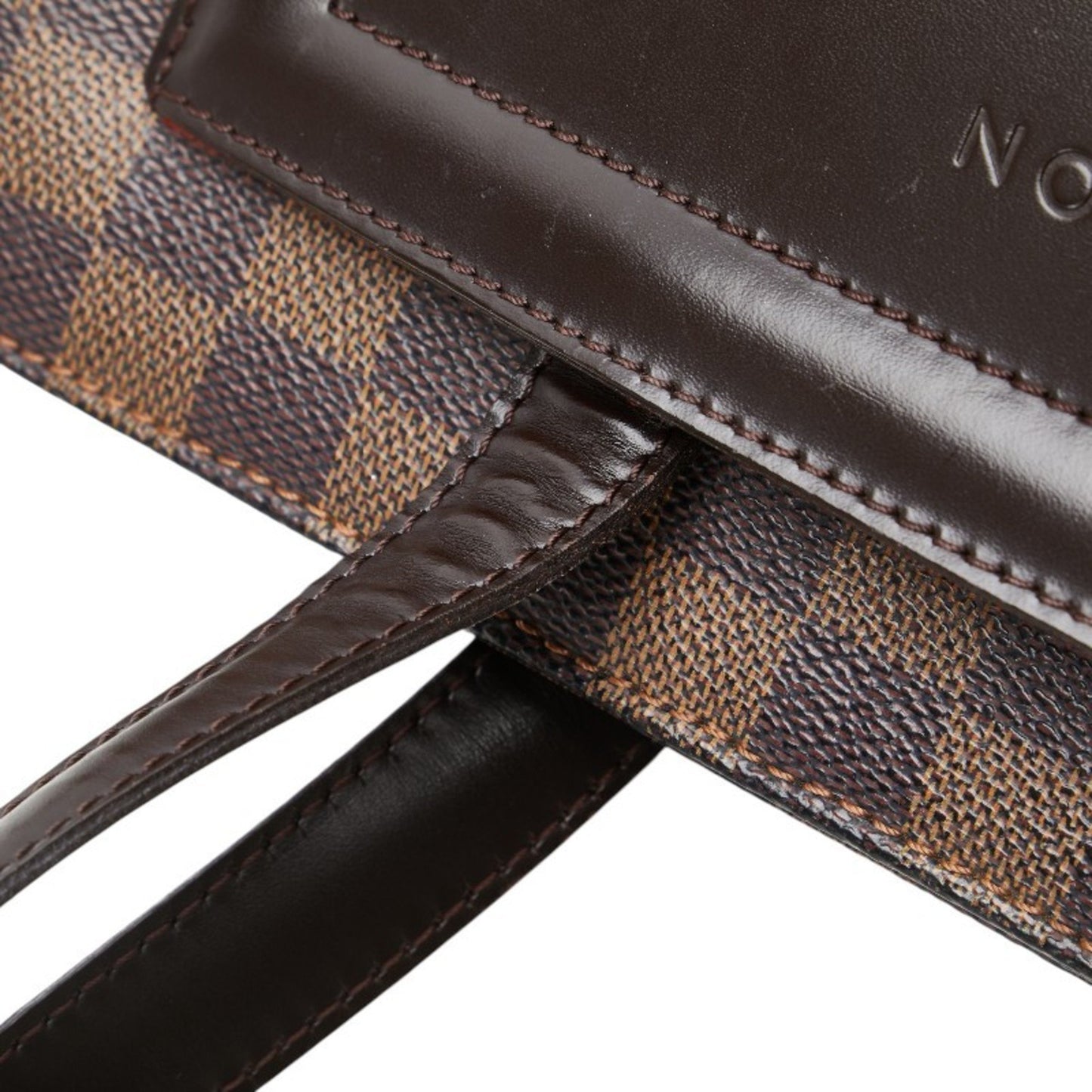 Louis Vuitton Damier Parioli Gm Tote Bag N51124 Ebene Brown Leather