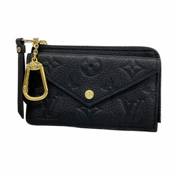 Louis Vuitton Monogram Empreinte Porte Carte Recto Verso Wallet/Coin Case M69421 Noir
