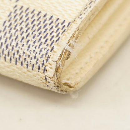 Louis Vuitton Damier Azur Portefeuille Sarah Long Wallet N61735 White