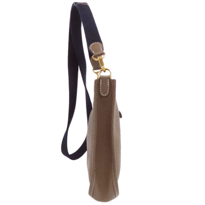 Hermes Herms Evelyn Amazon Etoupe Shoulder Bag With Gold Hardware