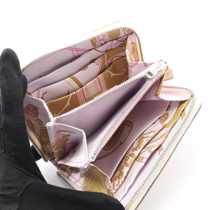 Hermes Herms Azap Compact Silkin Round Wallet In Calfskin Leather (Veau Epsom Leather) For Women