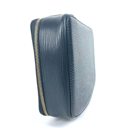 Hermes M48362 Epi Poche Monte Carlo Makeup Pouch Jewelry Case Multi-Pouch Leather