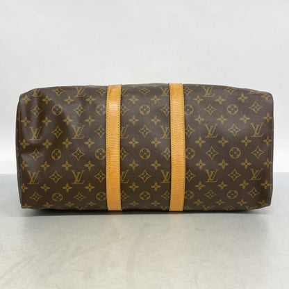 Louis Vuitton Monogram Keepall 45 Boston Bag M41428 Brown