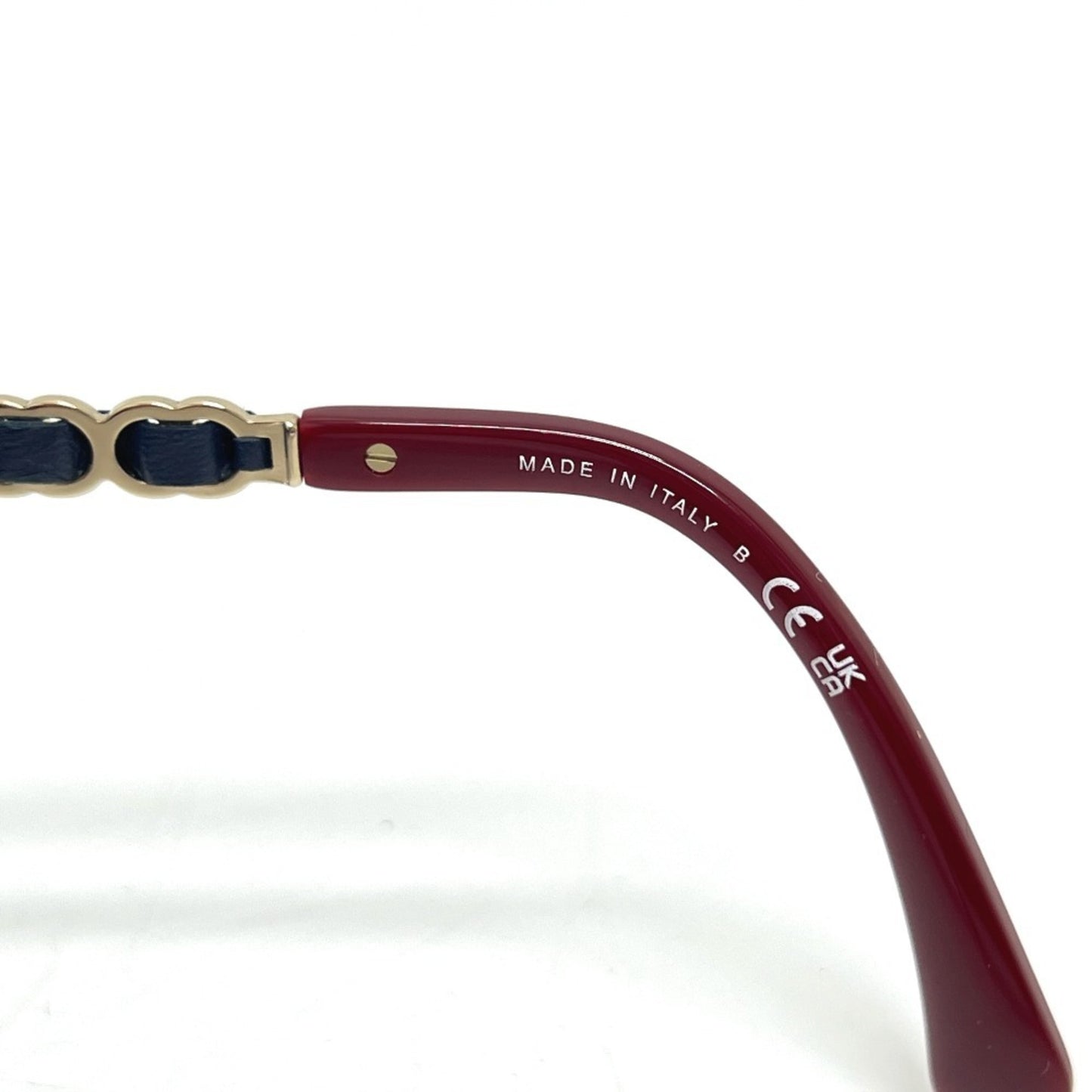 Chanel 5546-Q-A Coco Mark Chain Square Shape Calfskin Sunglasses