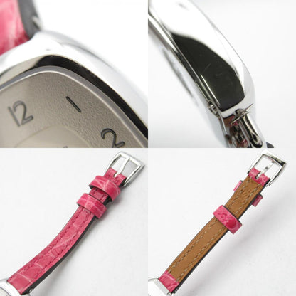Hermes Hermes Gallop Watch Stainless Steel Leather