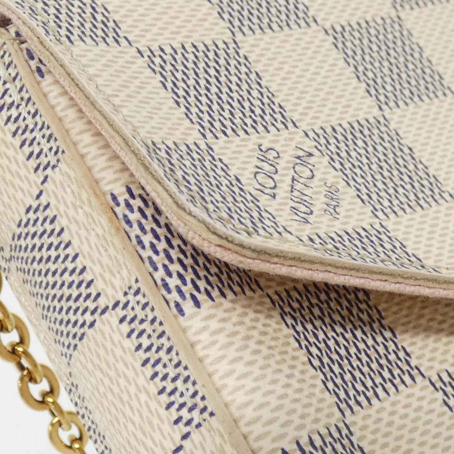 Louis Vuitton Damier Azur Pochette Felicie N63106 Shoulder Bag