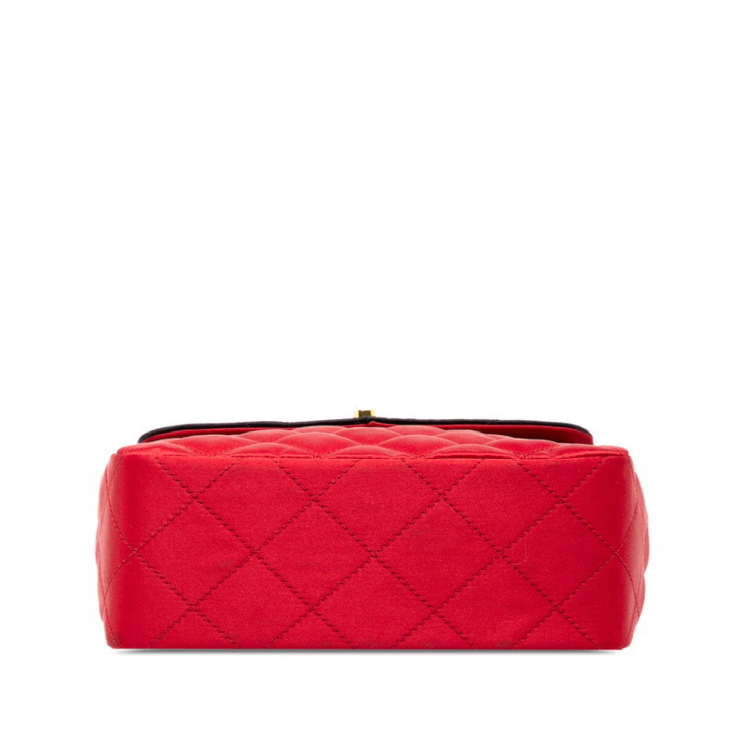 Chanel Matelasse Coco Mark Chain Shoulder Bag In Red