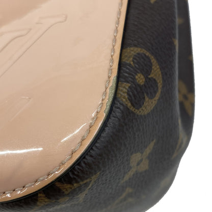 Louis Vuitton Monogram Vernis Cherrywood Pm Handbag M53355 Brown Rose Ballerine 2-Way Bag