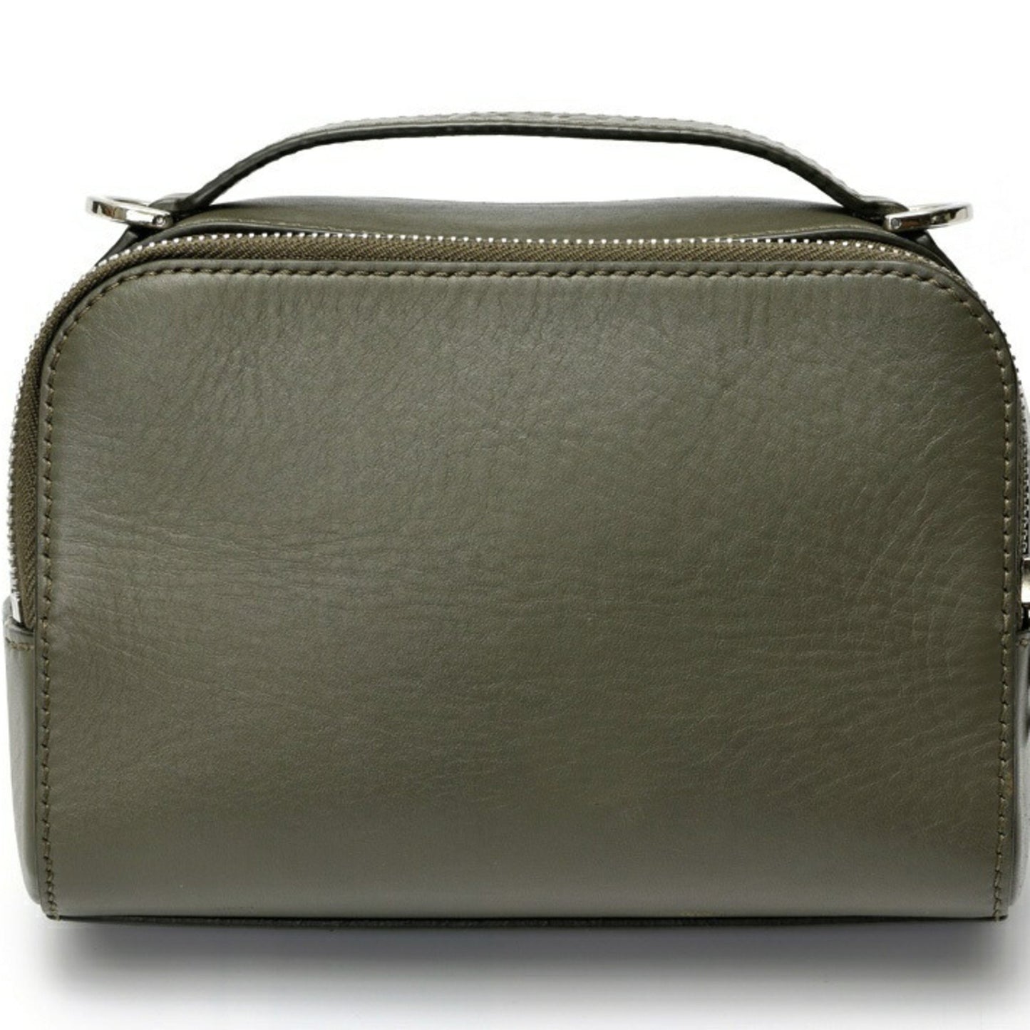 Loewe Crossbody Camera Bag Mini Shoulder C565R41X01 Satin Calfskin Khaki E-158820
