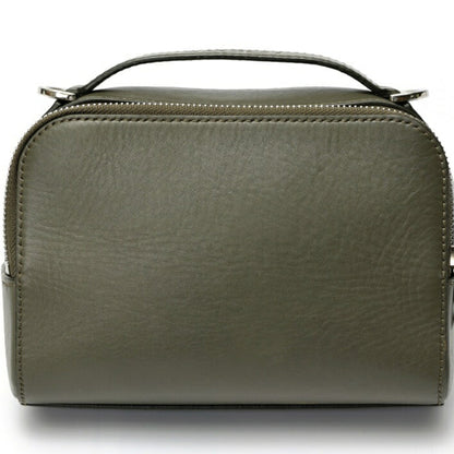 Loewe Crossbody Camera Bag Mini Shoulder C565R41X01 Satin Calfskin Khaki E-158820