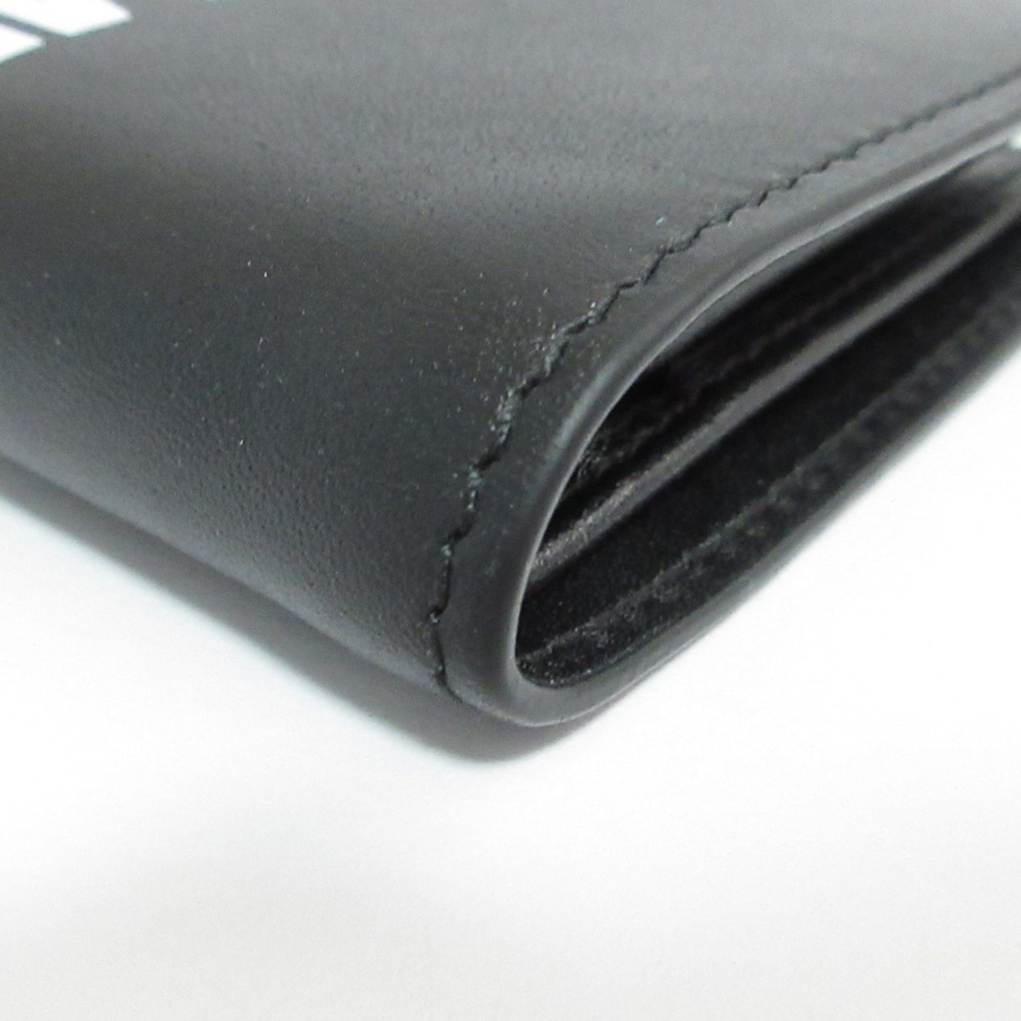 Comme Des Garons Huge Logo Logo Design Business Card Holder/Card Case Compact Wallet Black