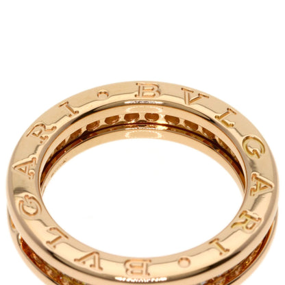 Bvlgari B-Zero1 Full Eternity Single-Band Diamond #52 Ring In 18K Pink Gold