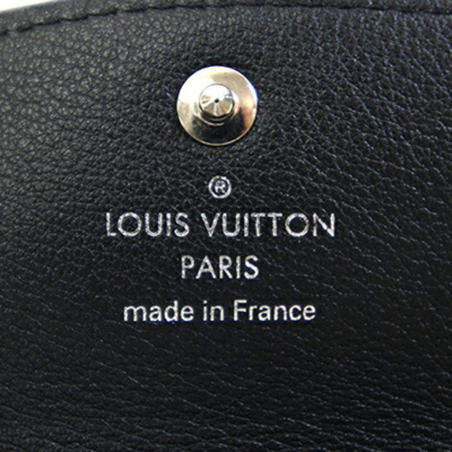 Louis Vuitton 4-Key Case Mahina Multicle 4 Noir Leather Black