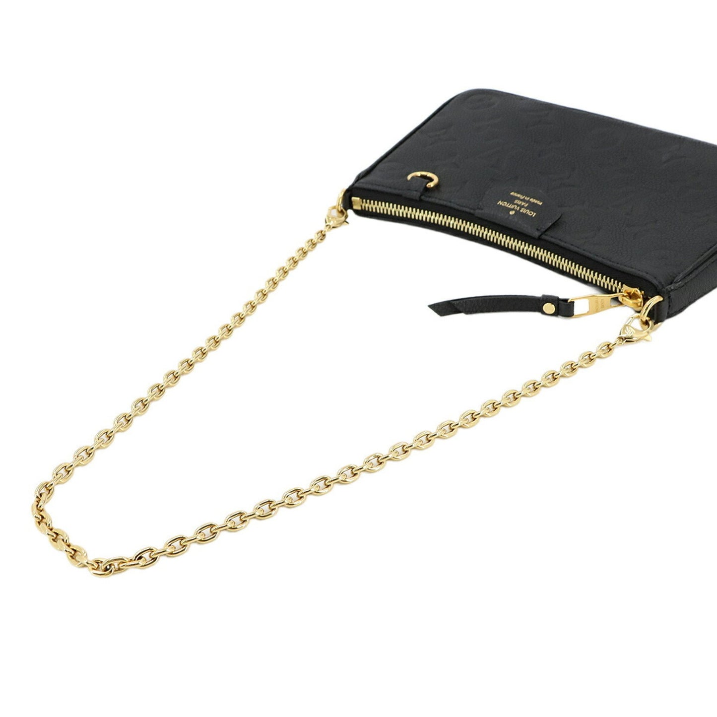 Louis Vuitton Monogram Empreinte Easy Pouch 2-Way Shoulder Bag In Leather Noir (M80349)