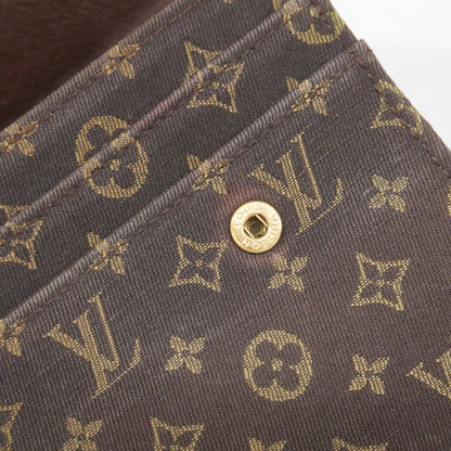 Louis Vuitton Monogram Minilan Portefeuille Sarah M95234 Ebene