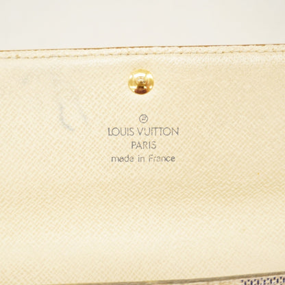 Louis Vuitton Damier Azur Portefeuille Sarah Long Wallet N61735 White