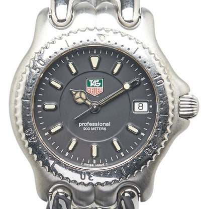 Tag Heuer Cell Watch Wg1214-K0 Quartz Black Dial Stainless Steel