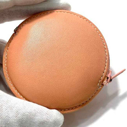 Loewe Coin Case Ec-23395 Pink Anagram Purse Leather L26 Engraved