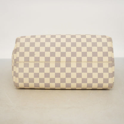Louis Vuitton Damier Azur Iena Mm Tote Bag N44040 White