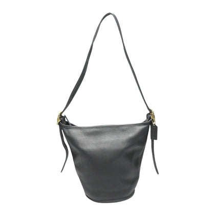 Coach Shoulder Bag Handbag Vintage Bucket Leather 9953 Black
