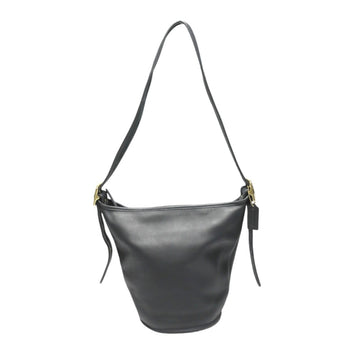 Coach Shoulder Bag Handbag Vintage Bucket Leather 9953 Black