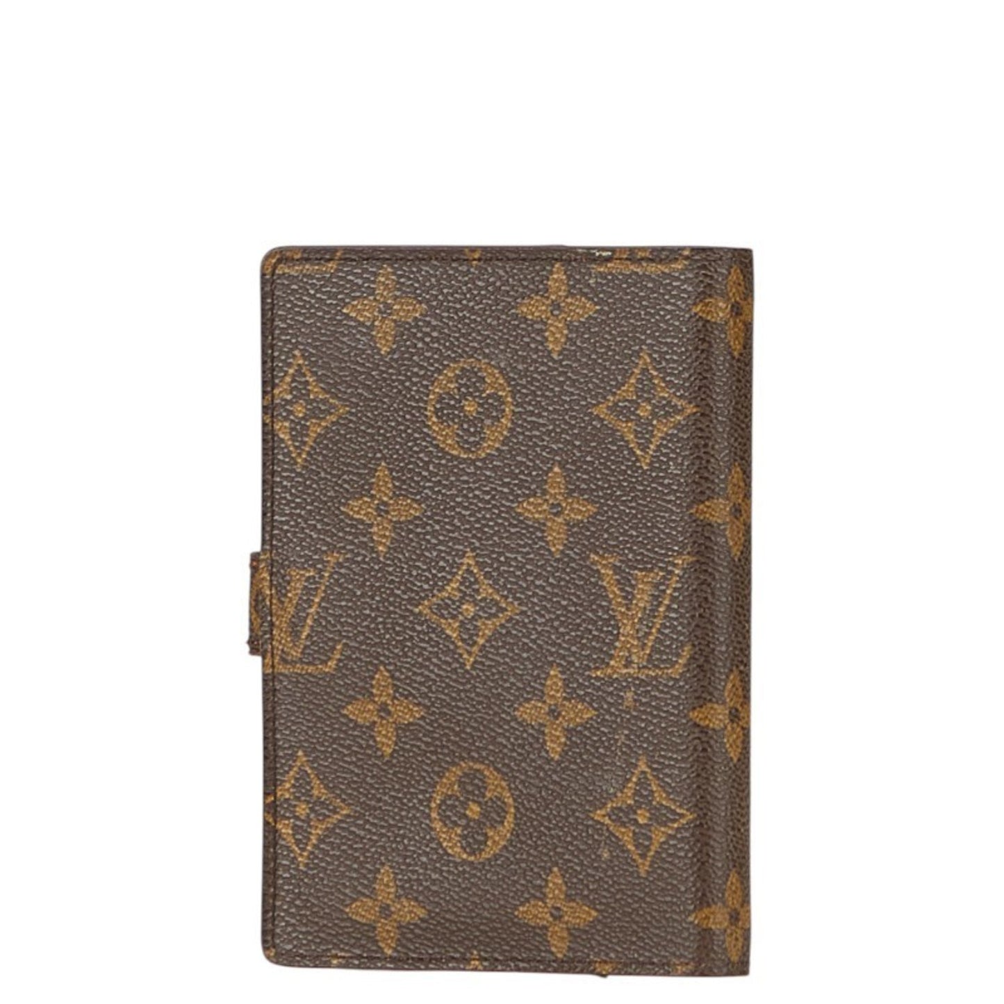 Louis Vuitton Monogram Agenda Pm Notebook Cover R20005 Brown Leather