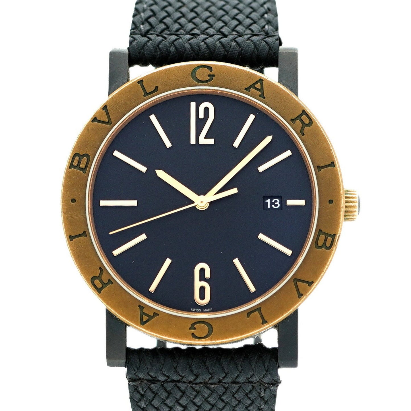 Bvlgari Solotempo 102931 Bb41Sb Black Dial