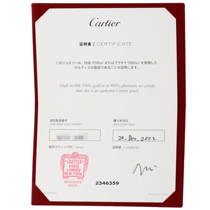 Cartier Baby Love Diamond Necklace In 18K Yellow Gold