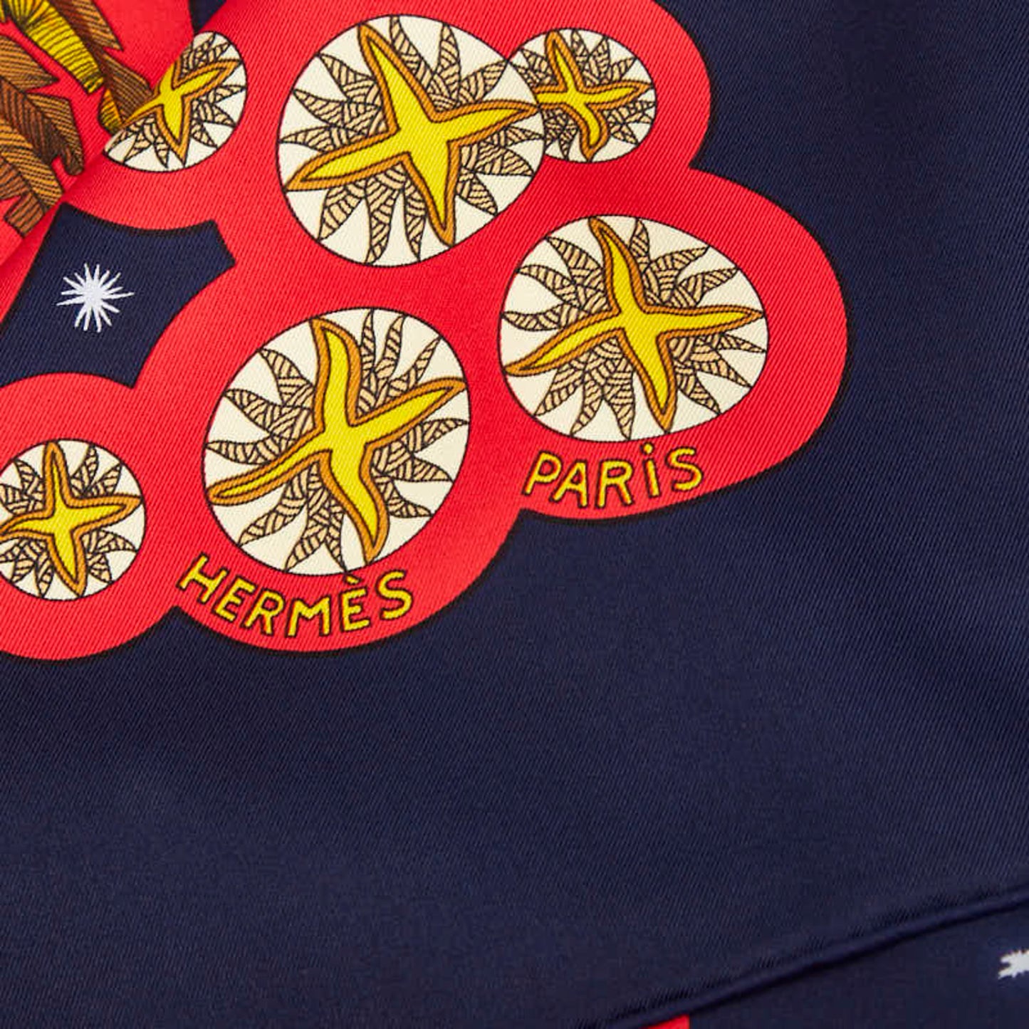 Hermes Herms Carr 90 Le Roy Soleil Sun King Scarf/Muffler