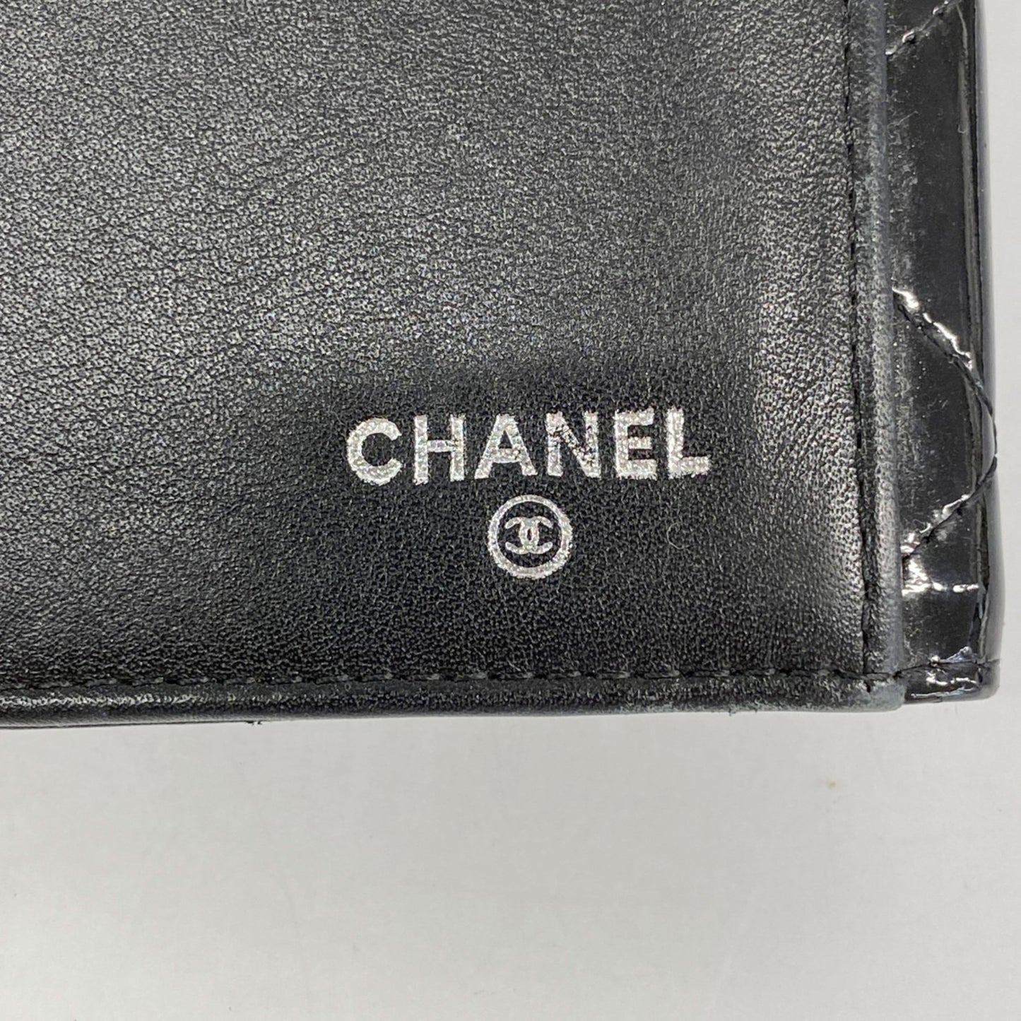 Chanel Matelasse Patent Leather Long Wallet