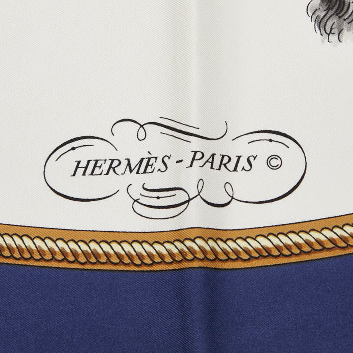 Hermes Herms Carr 90 Reprise Horse Riding Scene Scarf