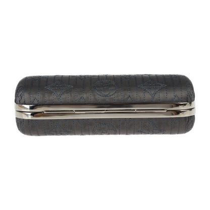 Louis Vuitton Louis Vuitton Minaudire Clutch Bag M95802 Monogram Motard Gray Series Silver Metal