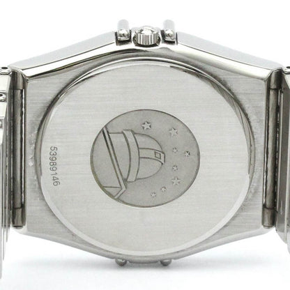 Polished Omega Constellation Stainless Steel Quartz