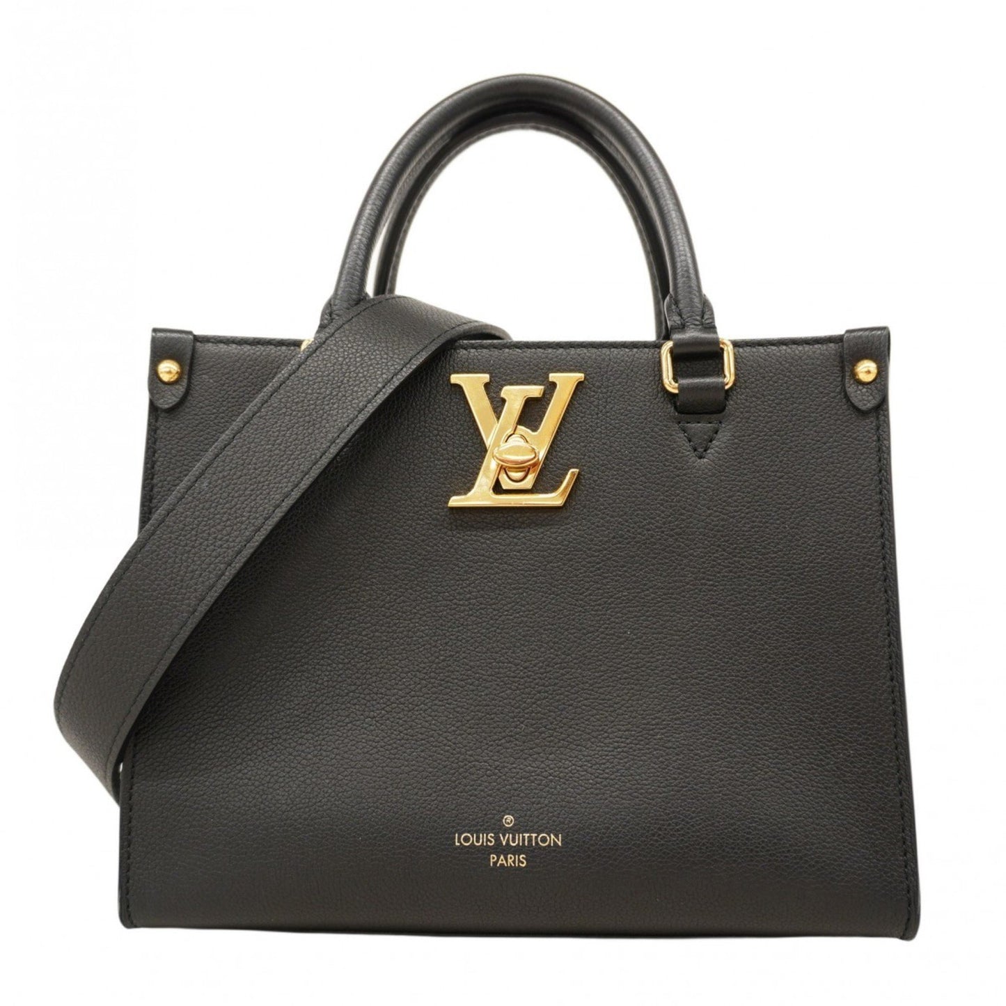 Louis Vuitton Lock & Go Handbag M22311 Noir 2-Way Bag